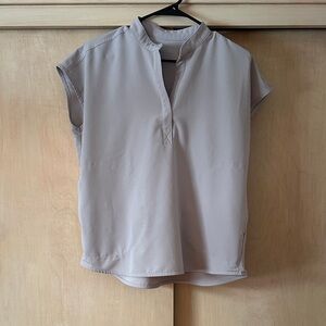 Figs Rafaela Scrub Top in the color Slate